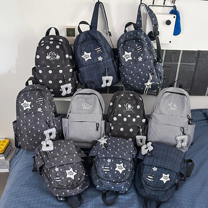 Polka-Dots-Musterer Casual Rucksack Karnz