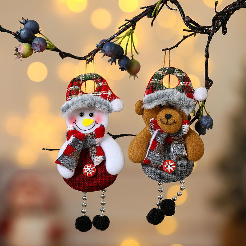 Festlicher Schneemann Ornament Schüssel