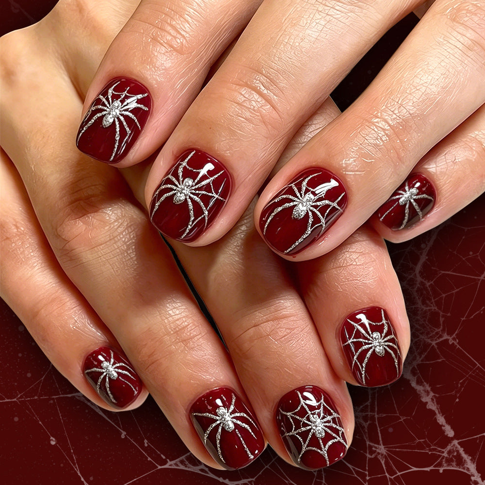 Halloween-Themen-Spinnen-Nagelkunst Karnz