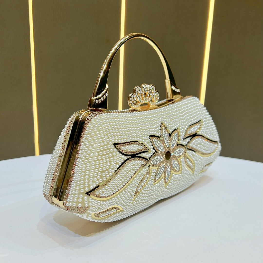 Luxuriöse Perlenabende Handtasche