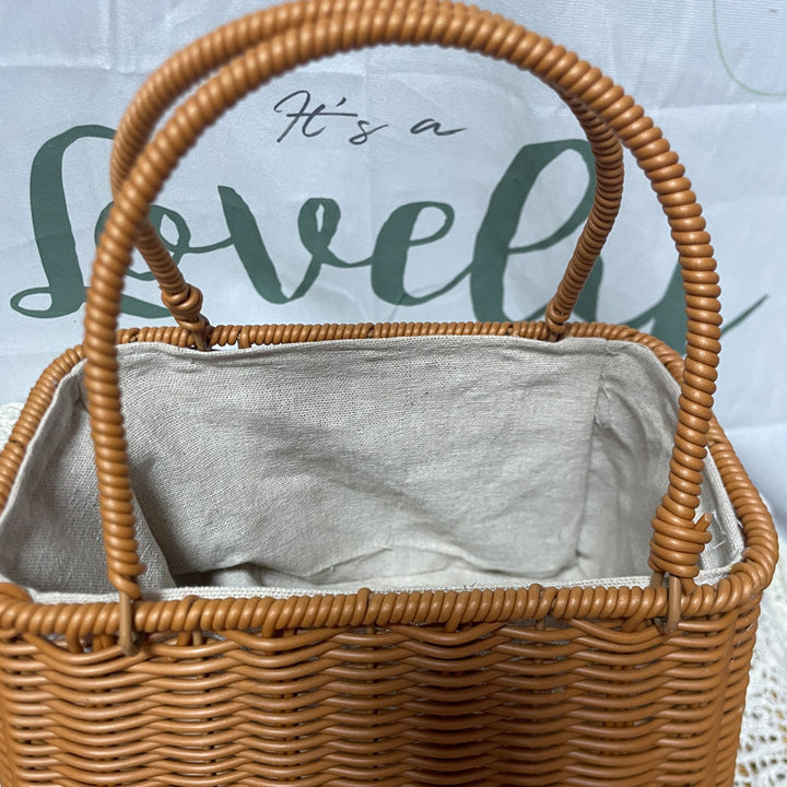 Dekorative Geflochtene Handgefertigte Tasche Karnz