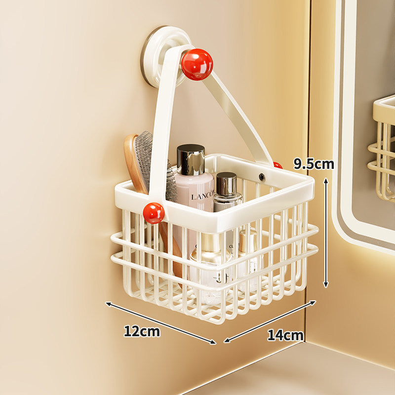 Saugnapf-befestigter belüfteter Badezimmerdusche Caddy Korb Organisator