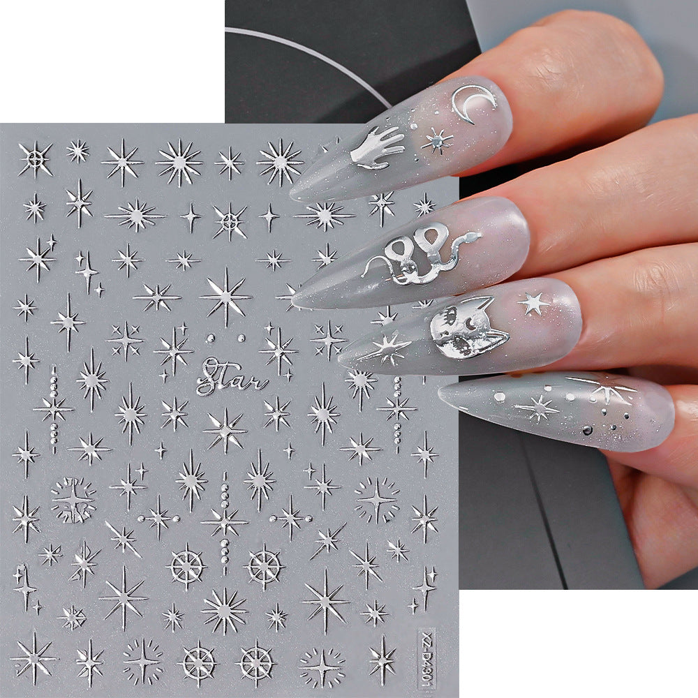 Nagelkunst Dekorative Folienaufkleber
