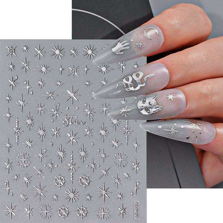 Nagelkunst Dekorative Folienaufkleber