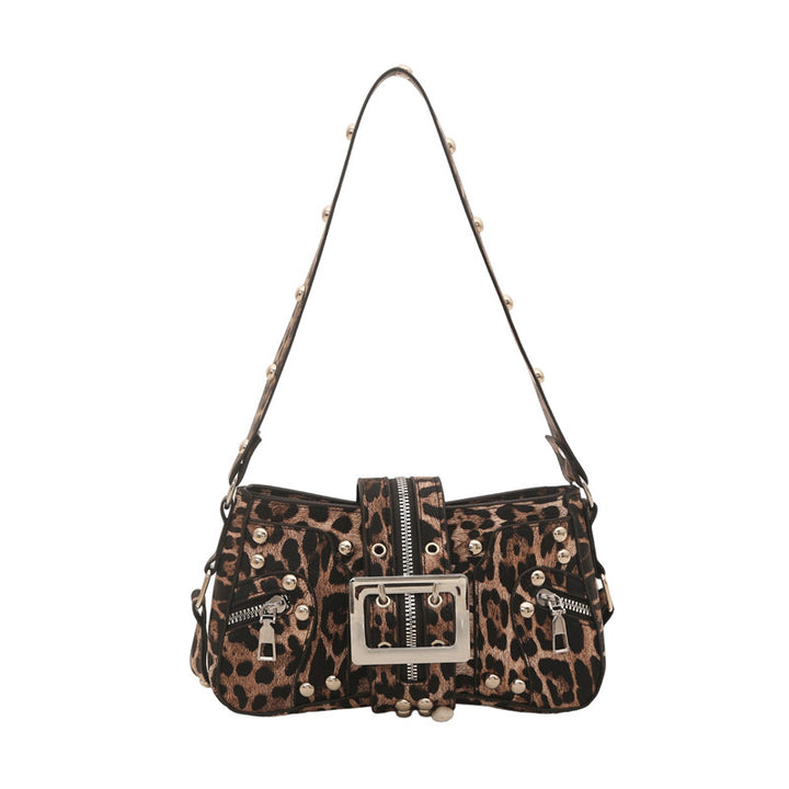 Trendige Tierdruck Schultertasche Karnz