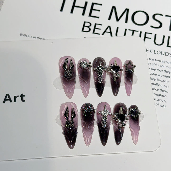 Künstlerisches 3D Dekoratives Nagelkunst Set