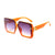 Damen oversized modische Sonnenbrille mit luxuriösem Rahmen Karnz