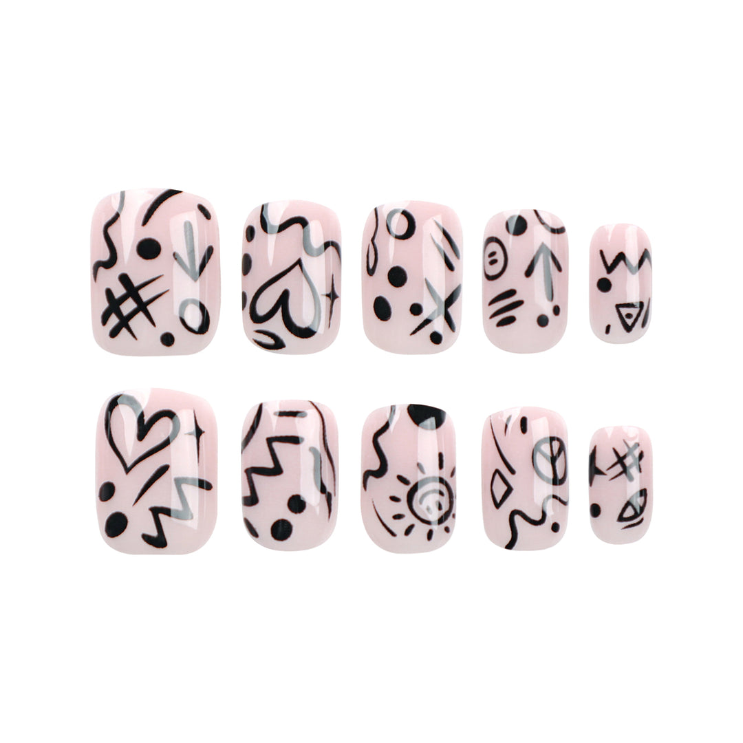 Kreative Nagelkunst mit modernem Designs Karnz