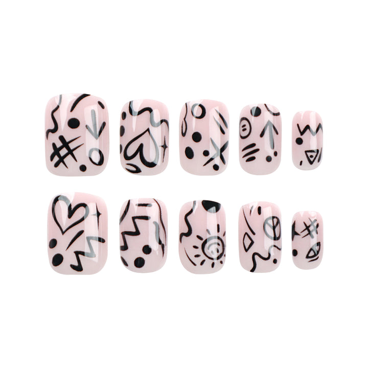 Kreative Nagelkunst mit modernem Designs Karnz
