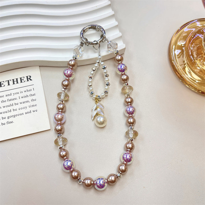 Elegante Perlenbesetzte Charm-Halskette Karnz