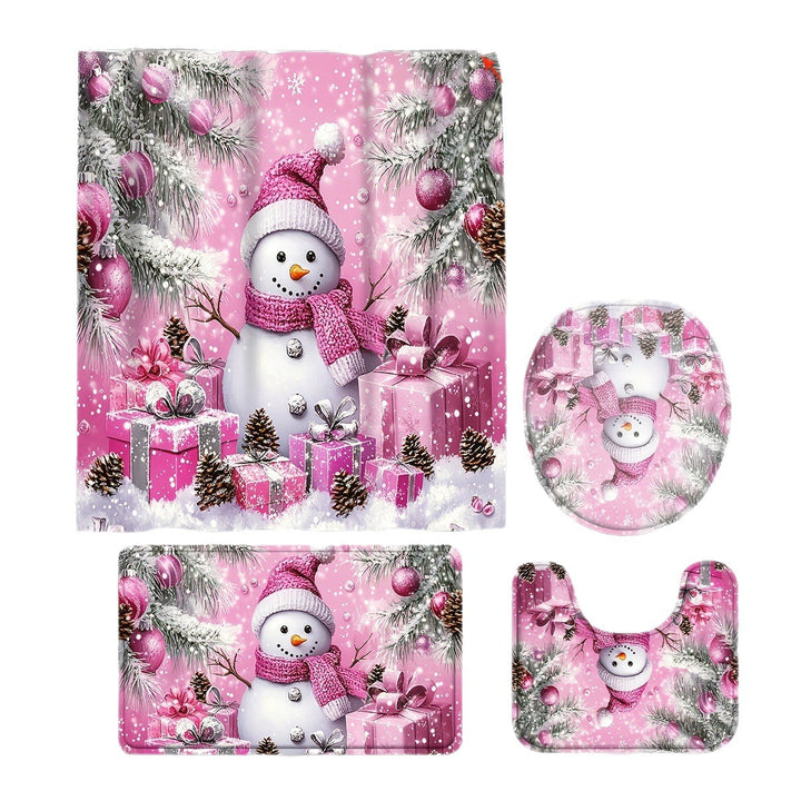Winter-Themen Badezimmer Set Karnz