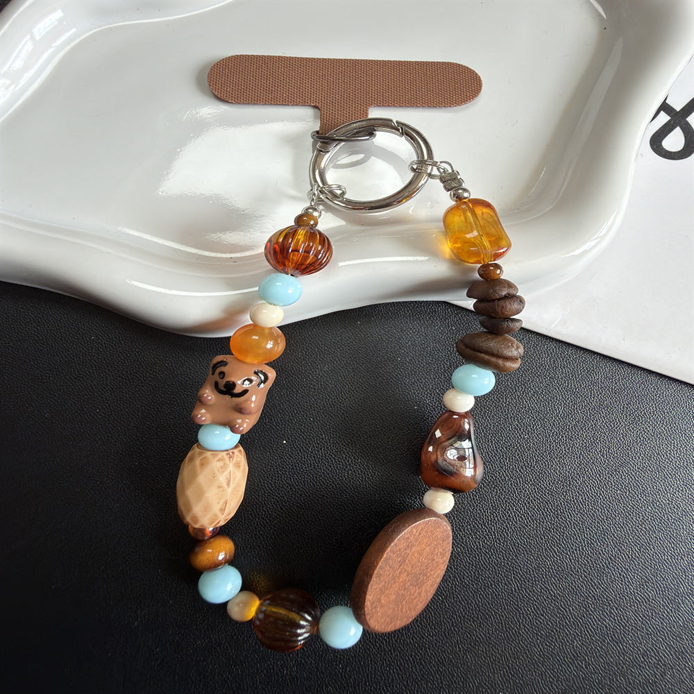 Artisan Perlen Charm Schlüsselanhänger Karnz