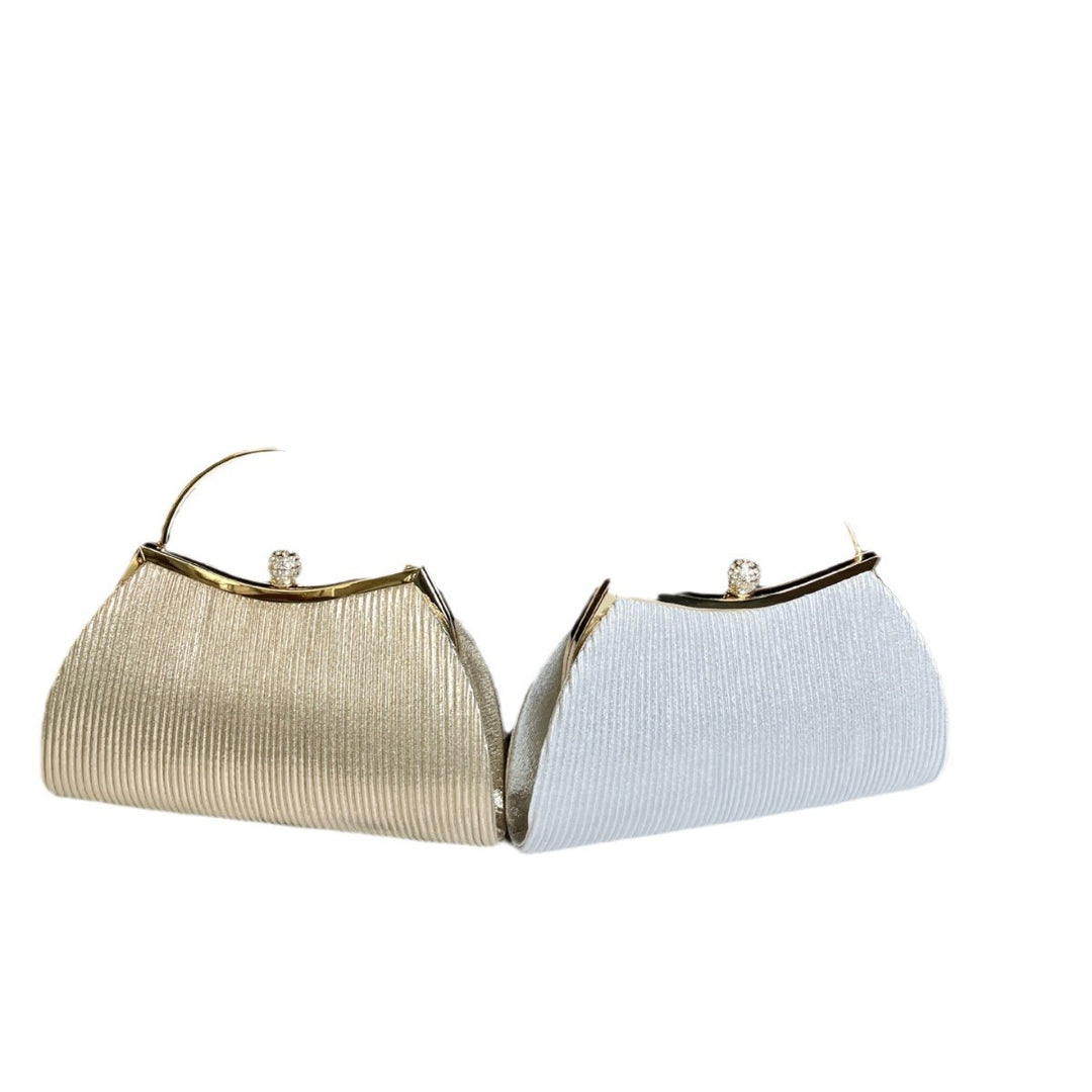 Texturiertes Vintage Handheld Abendtasche