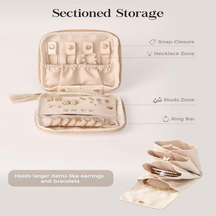 Eleganter Schmuck-Organizer mit Individuellem Trennsystem Karnz