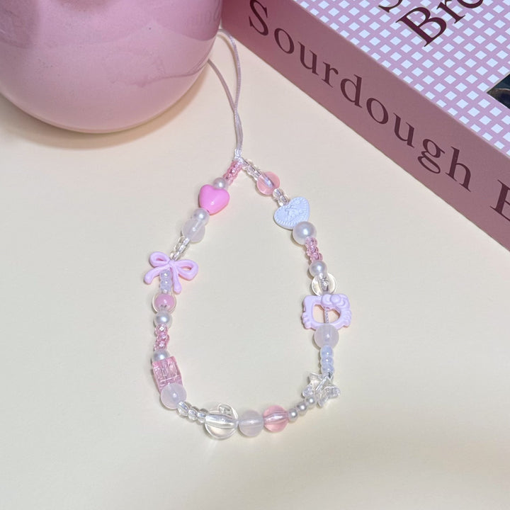 Charm Beaded Phone Halskette Karnz
