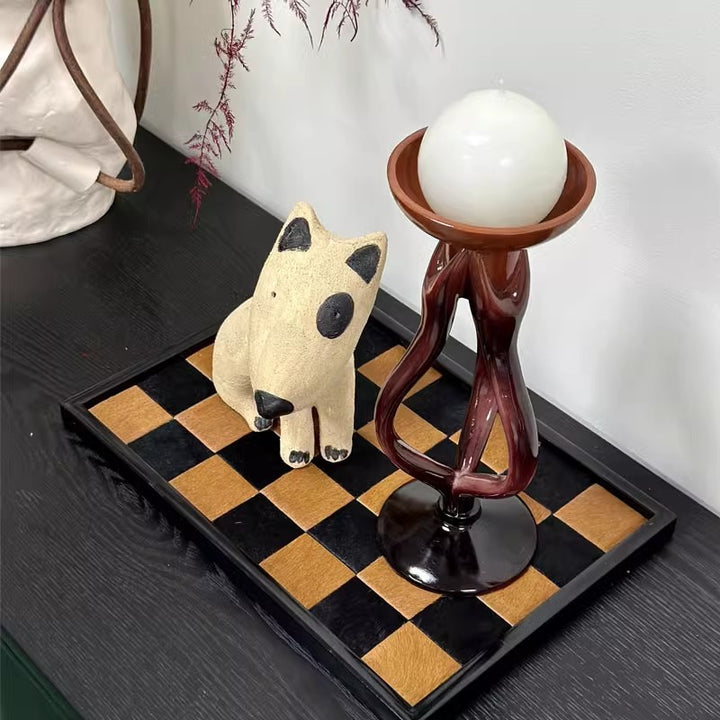 Elegante skulpturale Mittelstück