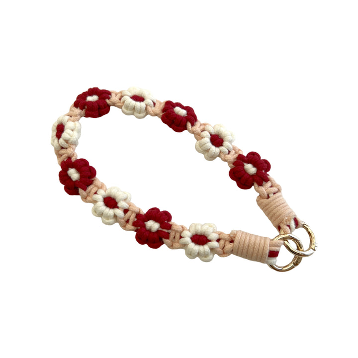 Blumenmuster Schlüsselanhänger Halter Karnz