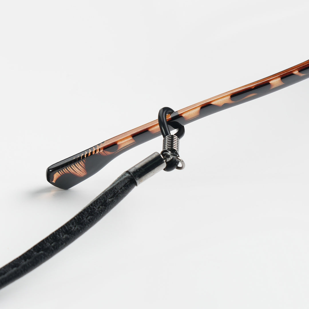 Premium Leder Brillenhalterung Riemen Karnz