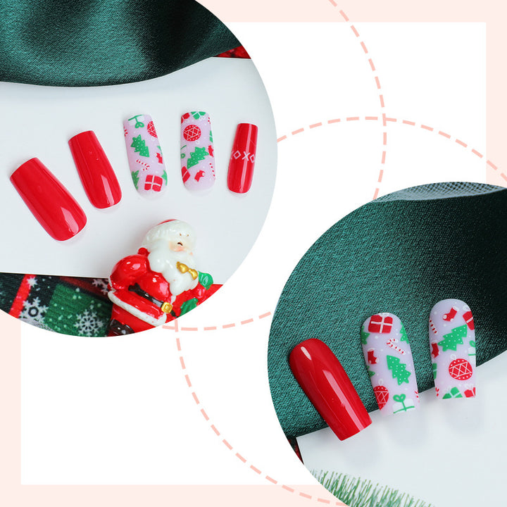 Urlaubs-Themen Press-On-Nagelset Karnz