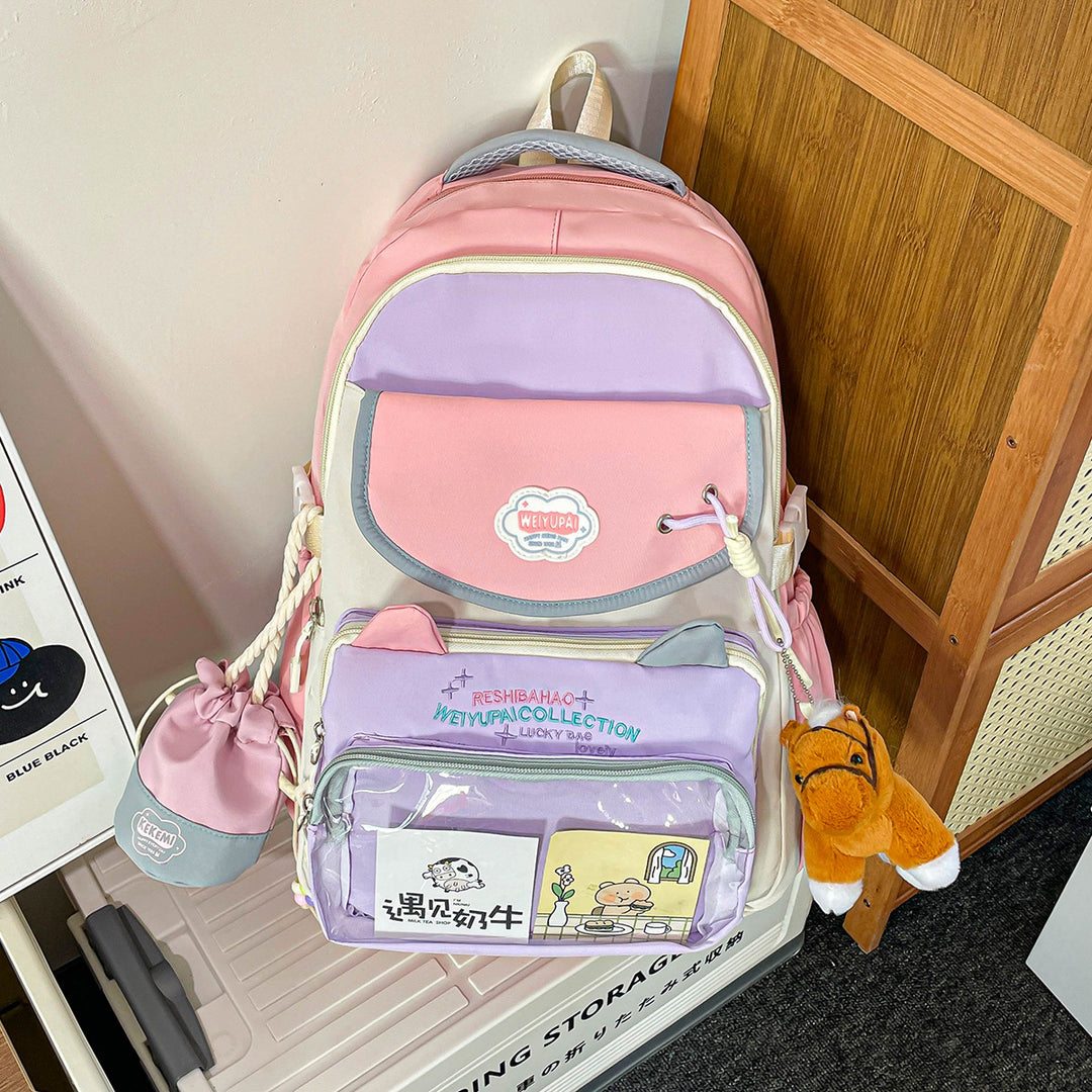 Cartoon-Themen Multi-Taschen Rucksack