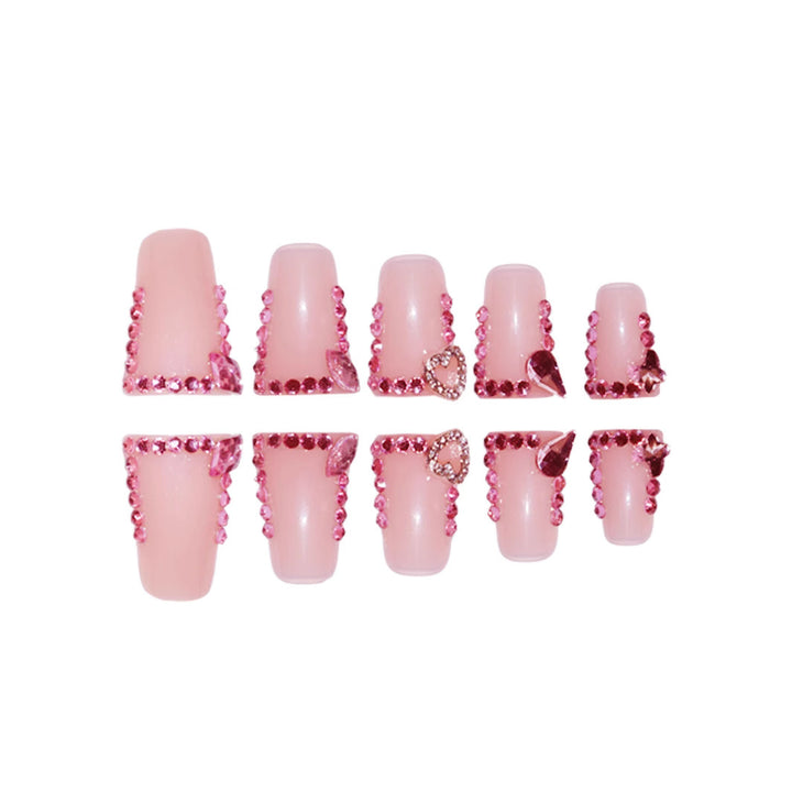 Glamouröse 3D Nagelkunst Karnz