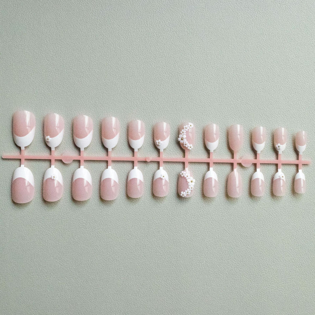 Dekoratives Floral Nagelkunst Set