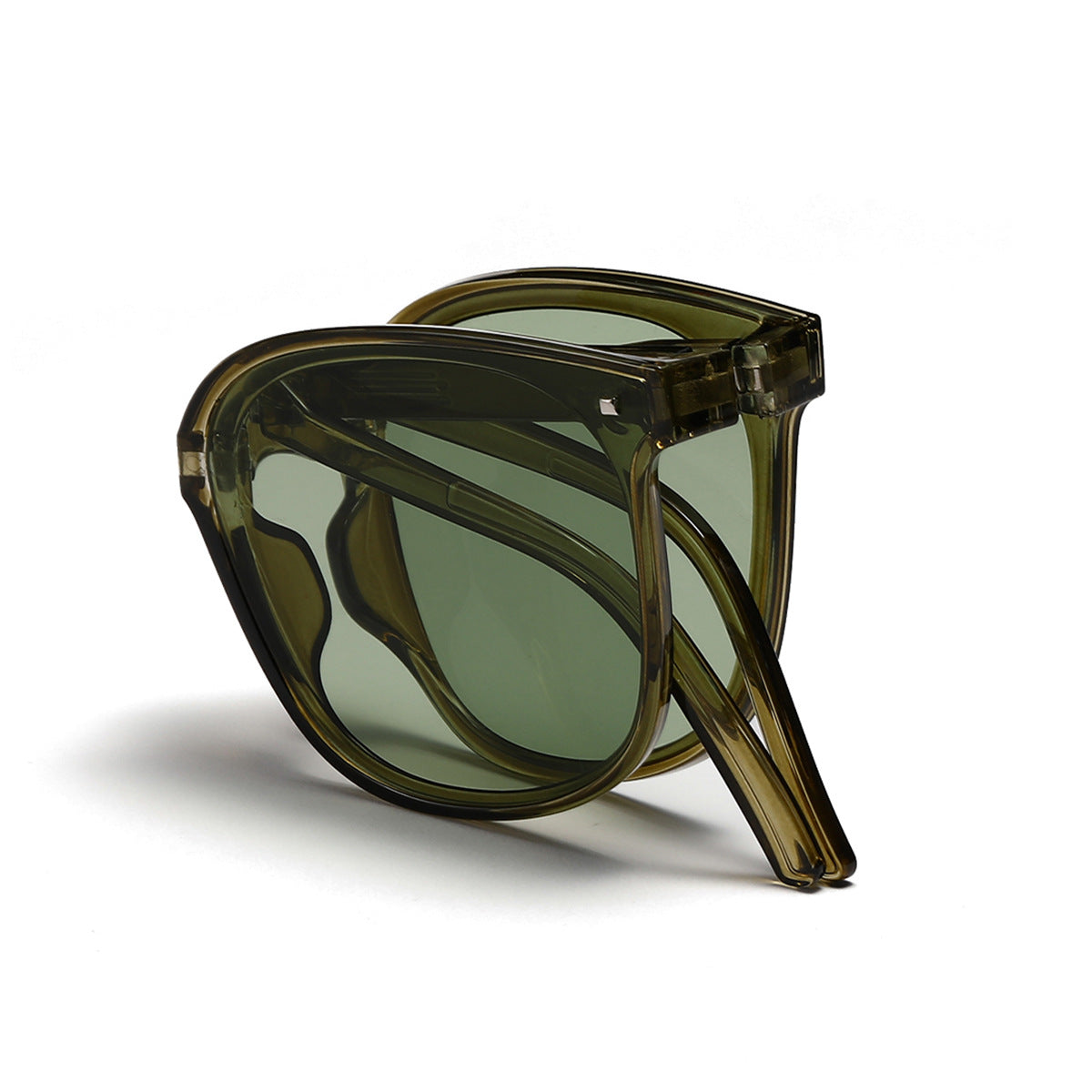 Damen quadratische Sonnenbrille mit innovativem Kunststoffrahmen und polarisierten Gläsern Karnz