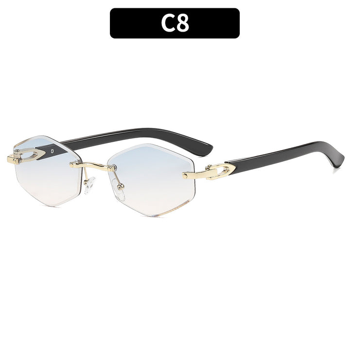 Multifunktionale sechseckige Mode-Sonnenbrille