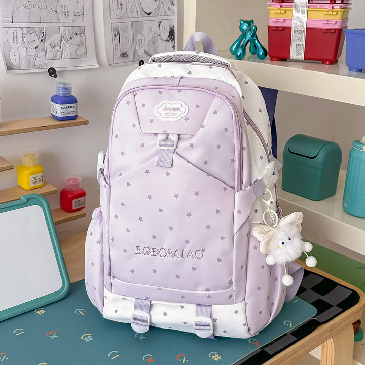 Stylischer Schulrucksack mit Sternenmuster Karnz