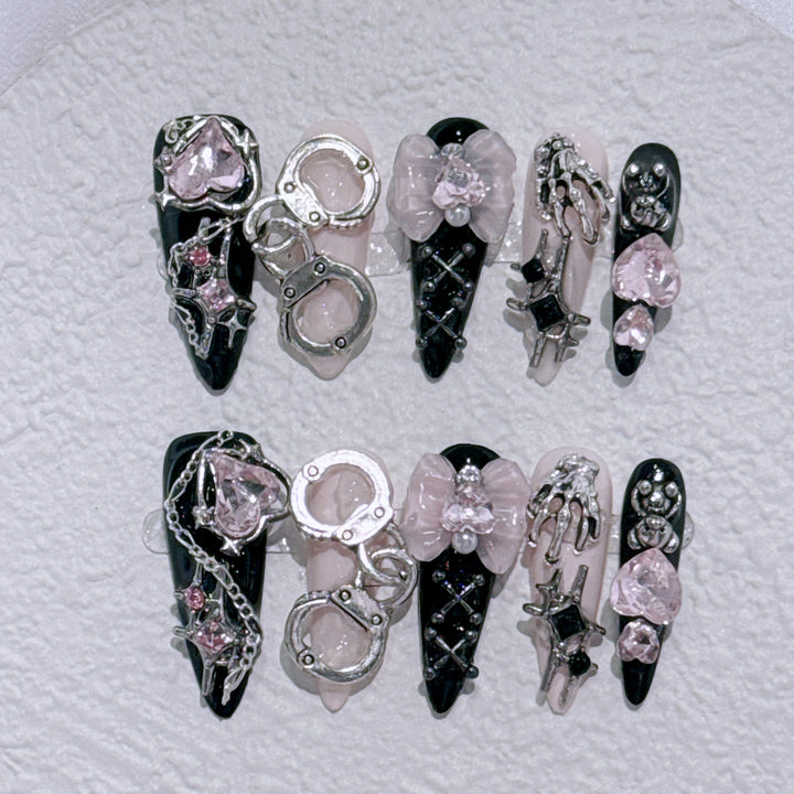 Glamouröse Nagelkunst Verlängerungen