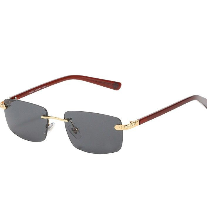 Damen modische Halbrahmenbrille mit komfortablen Nasenpolstern und edlem Design Karnz