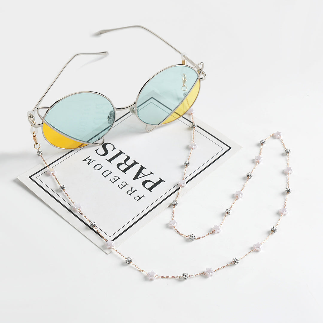 Elegante Perlenbrille Kette Karnz