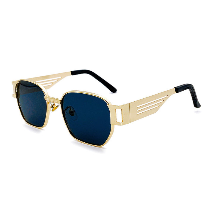 Stilvolle Oversized Sonnenbrille Im Modernen Metalldesign Karnz