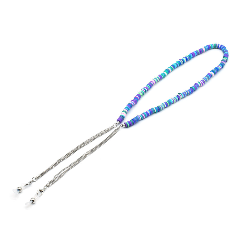 Bunte Perlen Brille Kette Karnz 1786692423