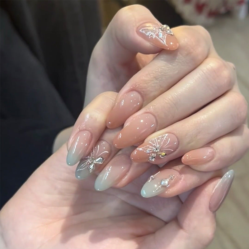 Acrylic Stiletto Press-On Nägel Karnz