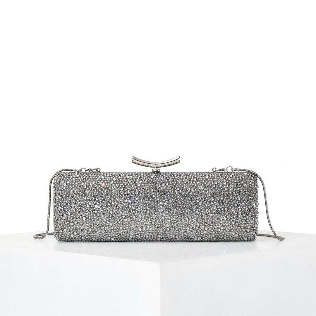 Glitzernde kristallbesetzte Abend-Clutch