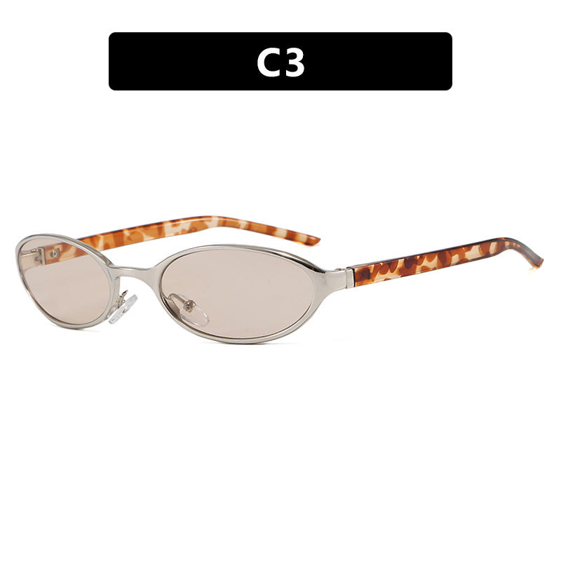 Damen elegante Sonnenbrille mit schützendem UV-Filter und schmalem Rahmen Karnz