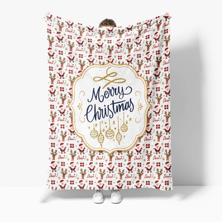 Gemütliche Weihnachtsdecke