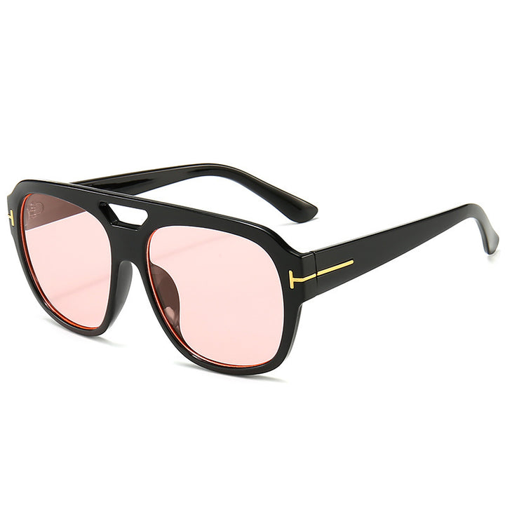 Oversized quadratische Rahmen Sonnenbrille Karnz