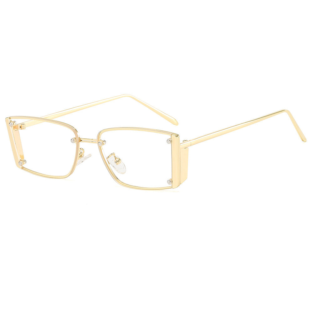 Damen Modische Sonnenbrille mit extravagantem geometrischen Rahmen Karnz