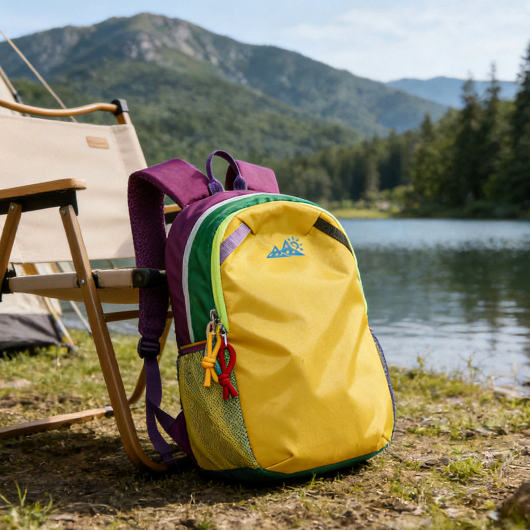 Multifunktionaler bunter Rucksack