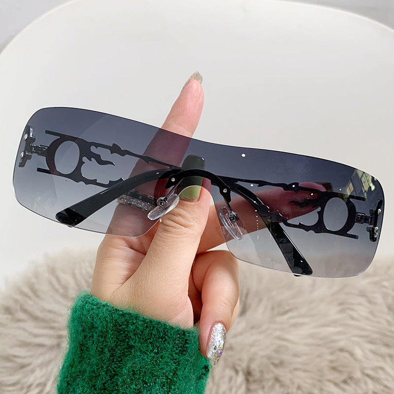 Damen modische Sonnenbrille mit innovativem Design Karnz