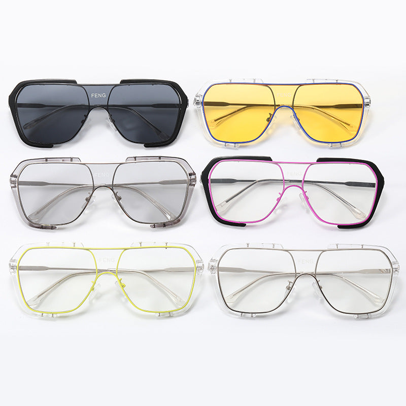 Damen modische Oversized Sonnenbrille Karnz
