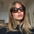 Damen modische Sonnenbrille im stilvollen, oversized Design Karnz
