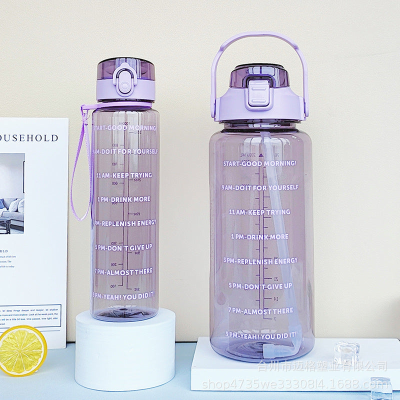 Damen Motivierende Trinkflasche Karnz