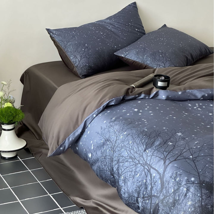 Mikrofaser-Bettwäsche-Set mit buntem Terrazzo-Muster, weich & pflegeleicht