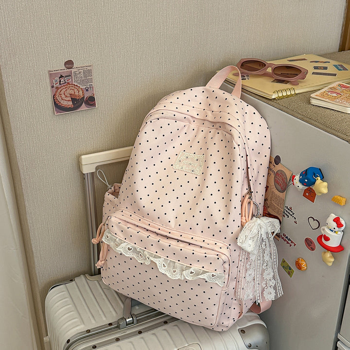 Charmanter gepunkteter Rucksack Karnz
