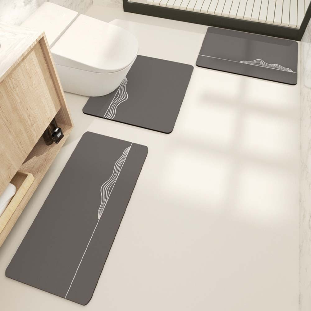 Modern Geometrische Badteppich Set