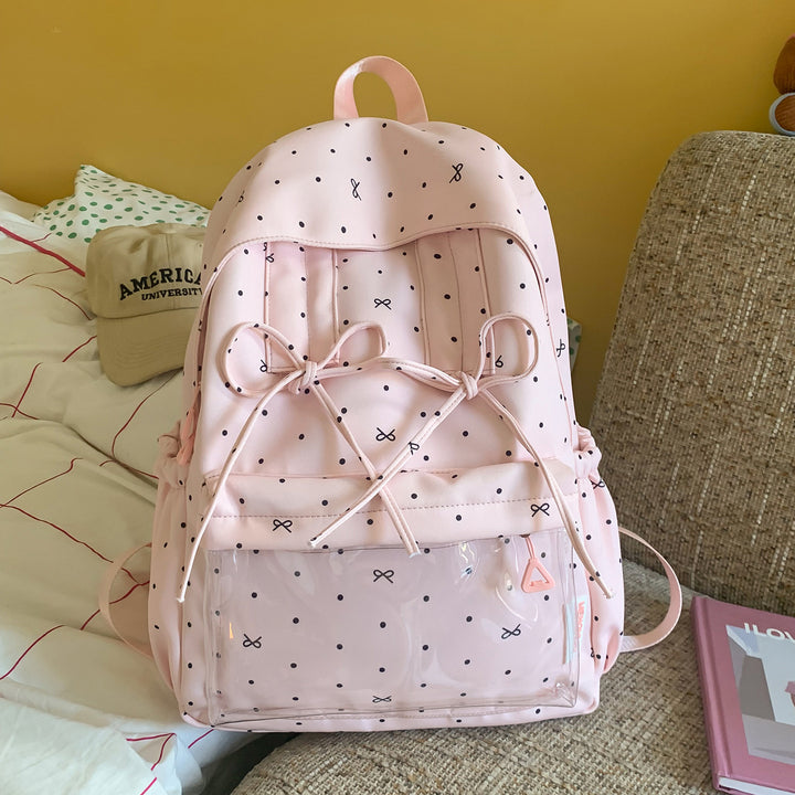 Stylischer gepunkteter Rucksack Karnz