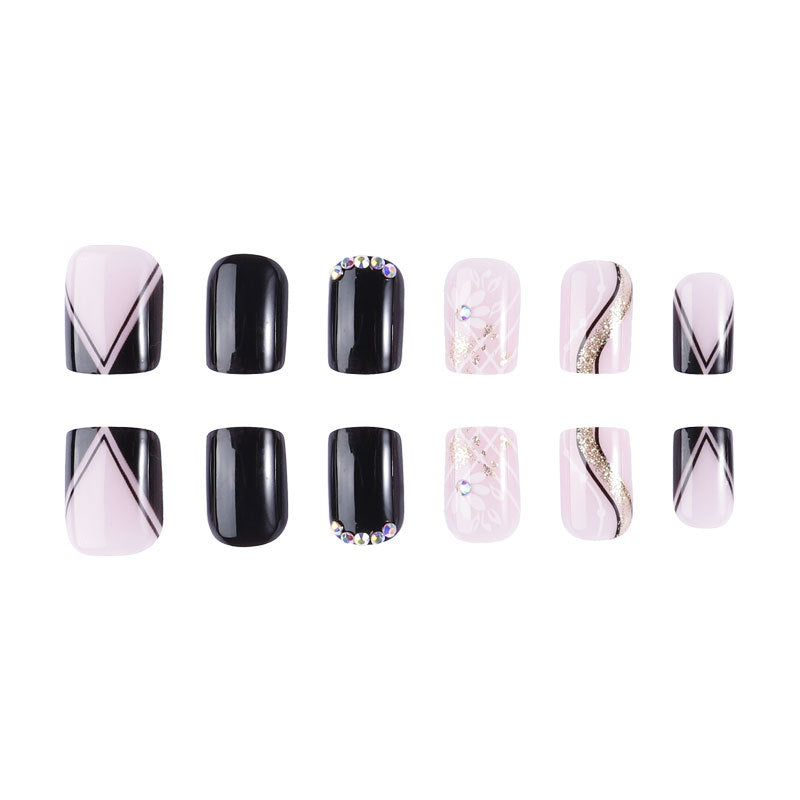 Dekorativer Press-On-Nagelset